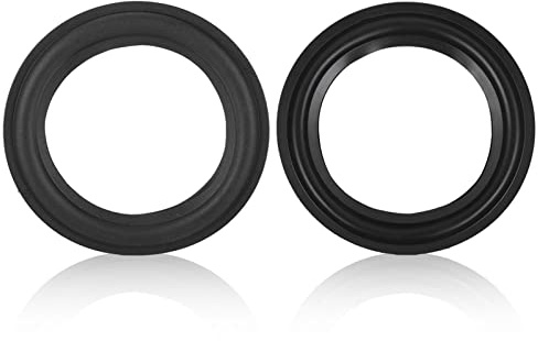 Pwshymi Altavoz de Borde de Goma Envolvente, Kit de Reparación de Sonido Envolvente de Espuma de Altavoz de 5 ''/4'' para Reparación de Altavoces(4 Inches)