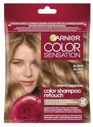 Garnier Color Sensation Champú Retouch Sin Amoníaco, Tono 7.0 Blonde