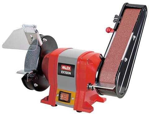 Valex EX150N Smerigliatrice da Banco Combinata, 250W, 350mm Larghezza, 290mm Lunghezza, 310mm Altezza