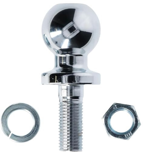 Gancio Traino, 50mm 3,5T Gancio Traino Rimorchio, Rimorchio A Sfera, Ø22mm Vite, Gancio di Traino Sferico per Rimorchio in Acciaio, per Aste di Accoppiamento con un Carico Fino a 3,5 Tonnellate