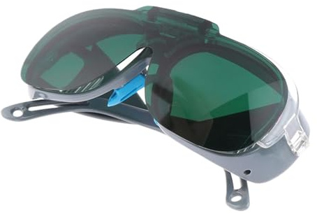 Occhiali da saldatura da uomo, set di occhiali di sicurezza per saldatura, kit di occhiali avvolgenti, occhiali da saldatura con lenti ombreggiate, lenti flip-up, lenti ad arco, protezione per gli