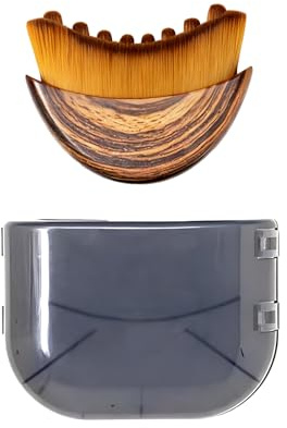 Masseur de drainage lymphatique pour le visage et le corps, Brosse lymphatique portable pour le contour de la mâchoire, soulagement de la fatigue, brossage à sec, Avec étui de transport pratique