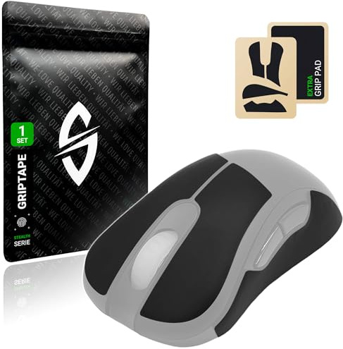SensoryBoost Maus Grip Tape – kompatibel mit BenQ Zowie EC1-A, EC2-A (inkl. Zuschnitt-Pad) Schweißabsorbierend, extrem rutschfest & Ultradünn (0,5 mm) – Rückstandsfrei – Gaming Zubehör