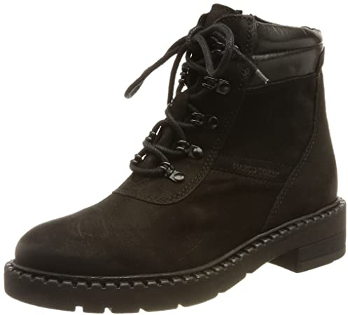 MARCO TOZZI Damen 2-2-25202-29, Botas Cortas al Tobillo Mujer, Peine Negro, 40 EU