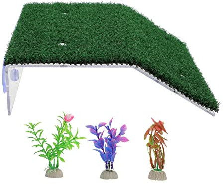 LIOOBO Turtle Basking Platform Reptile Resting Terrace Floating Island Driftwood Climbing