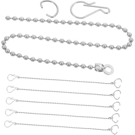 Hemobllo 6pièces Chaînes De Remplacement Pour Flappers De Toilette Kit De Chaînes De Levage Pour Chasse Eau