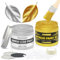 Pintura Acrílica Metálica Oro y Plata No Tóxica | Set 3 Piezas con Barniz y Accesorios (150ml) | Base de Agua para Manualidades, Telas, Madera y Arcilla | Decoración, Artesanías y Proyectos DIY