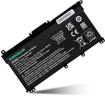 BORSCELLOR HT03XL L11119-855 Batterie pour ordinateur portable HP Pavilion 14-CE 14-CF 14-CK 14-CM 14-DH 14-DK 14-DF 14-MA 14Q-CS 14Q-CY 15-CS 15-DQ 15-DA 15-DB 15-CW 17-BY 17-CA 240 245 250 255 G7