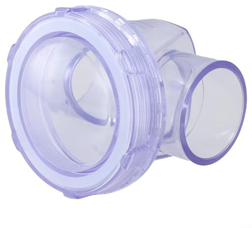 Fauhapyway Clapet anti-retour en PVC transparent pour système d'égout domestique Tuyau de drainage 50 mm horizontal et vertical (A)