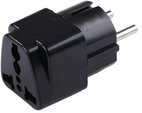Adattatore Per Da Viaggio Europea - Convertitore Universale Da UE A USA, Adattatore Presa Elettrica Compatibile Con Prese Americane | Adattatore Da Viaggio Portatile Per Prese Europee, Adattator