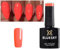 Bluesky - Vernis à ongles gel UV/LED coloris Summer Coral QX1631, un corail fluo et vif, avec 2 lingettes brillance Homebeautyforyou