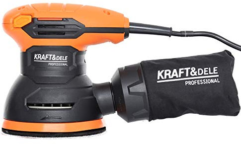 Exzenterschleifer 1100 W Multischleifer Schleifmaschine 125mm Staubsack (KD1684)