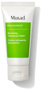 Murad Renewing Cleansing Cream - Anti-Aging, Cleansing Cream Face Wash - Lactic Acid and Antioxidant Vitamin-E Face Cleanser for Tightening, 2 Fl Oz