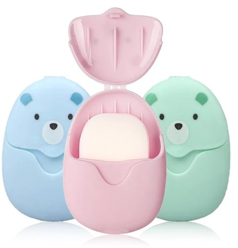 LUHOCIY 150 Stück Seifenblätter, Reise Seife, Reiseseife Bietet Eine Bequeme Einmal Reinigungslösung, Wasser und Staubdicht, Geeignet für Outdoor-Reisen, Camping, Wandern Oder Tägliche Ausflüge