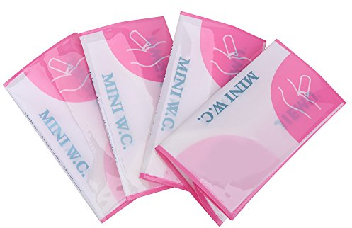 Urinbeutel, 4 Stück tragbare Einweg-Reise-Notfall-Urinbeutel Mini-Toilette für Outdoor oder Fernfahrten