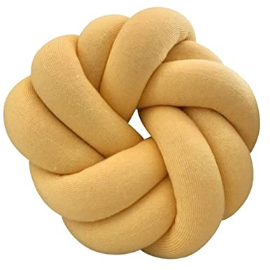 Adorist - Knotenkissen - Blossom - geknotetes Kissen - Knotenform - Dekokissen - Ellenbogenablage - Sun