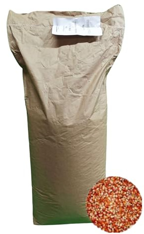 Granoturco Mais piccolo Hibisco NO OGM per Galline, Polli, bovini, Ovini, suini, equini e avicoli generali (20 kg)