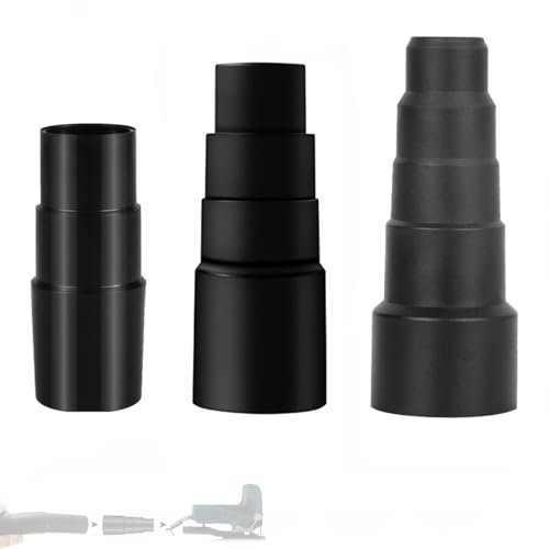 3 Stück Universal Adapter Gummimuffe Staubsauger - Schlauchadapter Gummi für Bosch, Kärcher usw