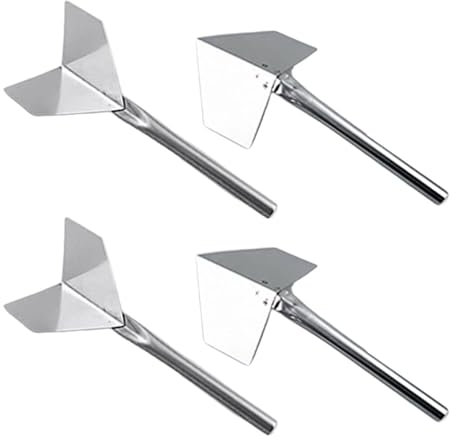 4 Pieces of Wall Internal and External Corner Trowels, Construction Tools, Stainless Steel Tools, Decoration Tools, Corner Construction Tools, Concrete Tools