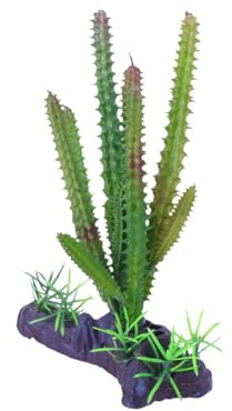 SHOWERORO Artificial Fish Tank Plants Plastic Aquarium Decoration Realistic Fake Plants for Fresh and Saltwater Easy to Clean Terrarium Ornament Safe and Natural-Looking Aquarium Landscape