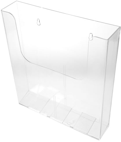 WEKADRIN Organizador De Pared Para Documentos Carpeta De Acrílico Transparente Organizador De Correo Para Oficina Carpeta De Pared Para Documentos Para Folletos