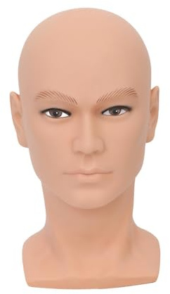 Zambuph Présentoir à chapeaux, tête de mannequin, support pour perruques, modèle robuste et léger pour le maquillage et la création de perruques, mannequin pour maquillage, chapeaux et lunettes
