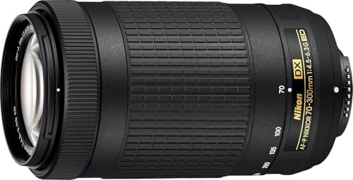 Nikon AF-P DX NIKKOR 70-300mm f/4.5-6.3G ED Lens for Nikon DSLR Cameras, Model 20061 (Renewed)