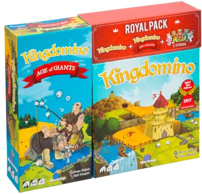 Blue orange - Royal Pack – Gesellschaftsspiel und Denkspiel – zum Besten Spiel des Jahres – Domino-Spiel – Spielsteine – französischer Autor – ab 8 Jahren