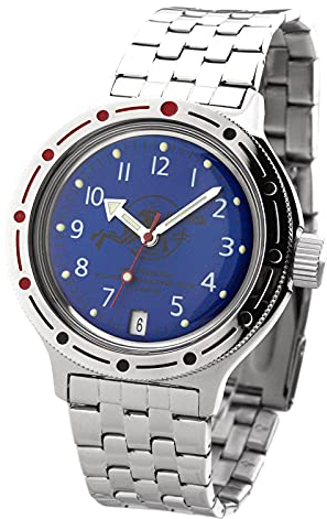 VOSTOK Wostok Amphibian 2416/420379 Military Taucheruhr 200m Automatik russische mechanische Uhr aus Russland