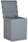 Keketa Garten Aufbewahrungsbox Kissenbox Auflagenbox Gartenbox Gartentruhe Wetterfest Kissentruhe Aufbewahrungstruhe für Balkon Garten Terrasse 90 L Grau Rattan-Optik