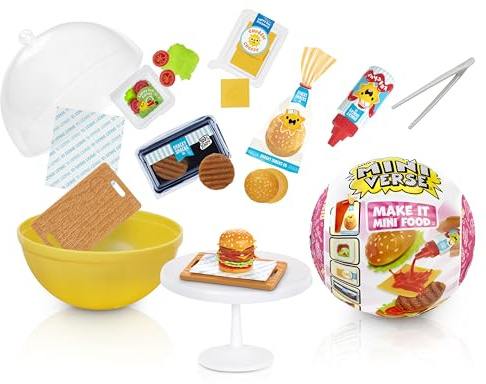 MGA's Miniverse Make It Mini Food - Diner Series 3 - Mini Collectibles in Mystery Blind Packaging - DIY Resin Play - Replica Food, NOT EDIBLE - For Collectors and Ages 8+ Years