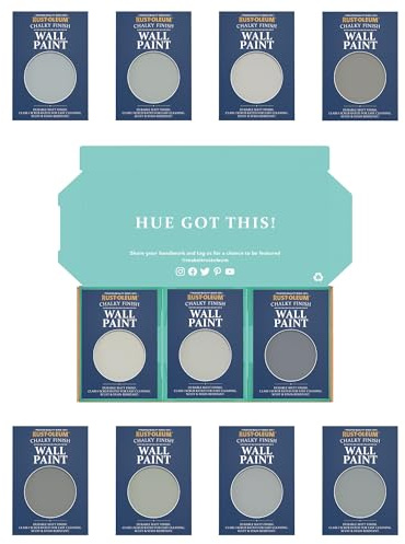 Rust-Oleum Wall Paint in Chalky Finish - Dusky Greys Tester Box