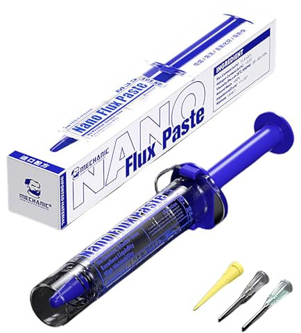 MECHANIC M35 Lead-Free Syringe Solder Flux Paste Transparent Soldering Grease for Mobile Phone Motherboard Repair Welding Tools