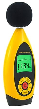 Decibelímetro Medidor Digital De Nivel De Ruido Portátil, Rango De Medición: 30 DB A 130 DB, Precisión: +/- 1,5 DB.