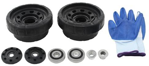 HouYeen Front Axle Left and Right Top Strut Mount and Bearings for Re-Nault Trafic mk2 mk3 O-pel Vaux-Hall Vivaro A B Ni-ssan NV300 X82 Primastar X83 X82 Fia-t Talento 296