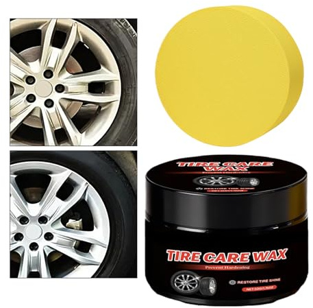 Däckvax | 50 Gram Hjulpasta För Putsning Av Hjul | Fälgkrema Mot Fläckar - för Bil SUV Pickup Garage Verkstad