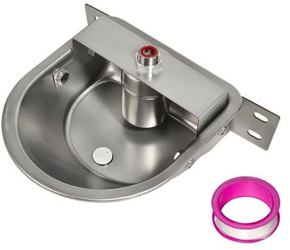 Automatic Horse Waterer Bowl Cow Water Cups Drinking Bowls Livestock Water Dispenser for Piglets Cattle Donkey Outdoor Animal Waterer