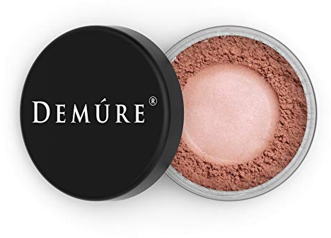 Demure Mineral Loose Powder Blush - Natural, Professional, Cruelty-Free Makeup (Satin Rose)
