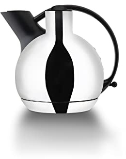 BUGATTI, Giulietta, Design-Wasserkocher mit herausnehmbarem Kalkfilter, 1,2 Liter Fassungsvermögen, Wasserkocher aus Edelstahl 18/10