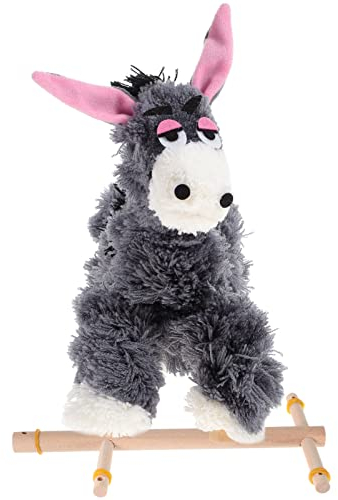 BESTonZON Donkey Doll 3st Esel-marionette Pupskissen Interaktives Spielzeug Clown-puppe Spielset Aus Holz Kuscheltier Weihnachtssto Marionetten Puppenspielzeug Tiermarionetten Marionette Füllung Suite
