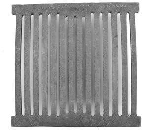 SEZAM 33 x 34 cm (32,7 x 34) Robusta y sólida rejilla de hierro fundido para horno, rejilla para cenizas de diferentes diámetros