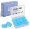Beverly Healthcare Silicone Ear Plugs for Sleep, 6 Pairs Reusable Noise Cancelling Waterproof Soft Earplugs for Snoring Blocking, Travelling, Studying Noise Reduction with Carry Case