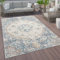 Paco Home In- & Outdoor-Teppich Für Balkon Terrasse, Kurzflor Mit Orient-Muster In Blau, Grösse:160x230 cm
