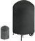 Fenghome BBQ Cover, Waterproof Round Barbecue Covers for Kettle BBQ Heavy Duty Gas BBQ Grill Cover with Drawstring-58x77cm (Black)