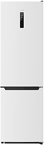 Cecotec Frigorífico Combi 2 Puertas Bolero CoolMarket Combi 322 White D. 322 L, Altura 185 y 60 cm de Ancho, Bajo Consumo, Motor Inverter, Sistema Multi Air Flow, Total No frost
