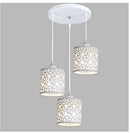 Lampadario moderno a forma di colonna con fiori, lampada a sospensione regolabile in stile moderno industriale, lampadario da soffitto per cucina, isola, fattoria, sala da pranzo, corridoio, ristora