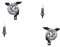 Johns, Nebelscheinwerfer H1 Links Rechts Set kompatibel zu Skoda Octavia & Leuchtmittel