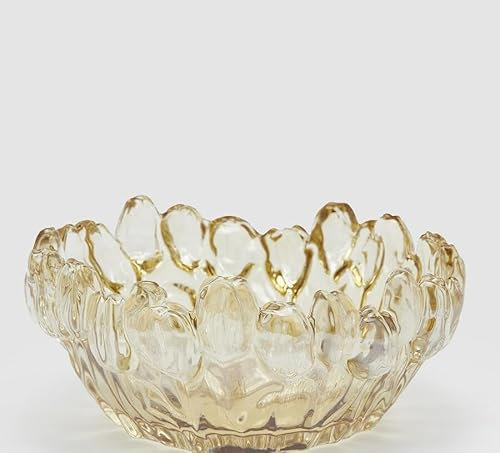 EDG Enzo De Gasperi Vaso Tulipano H 12 Cm D 30 Cm Vetro Scatola Bianca Yellow
