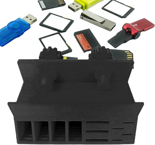 YNPQTDS Supporto per schede di memoria, protezione sotto il monitor per scheda di memoria, resistente all'usura sotto il monitor, per dormitorio, hotel, affitto, ristorante, appartamento