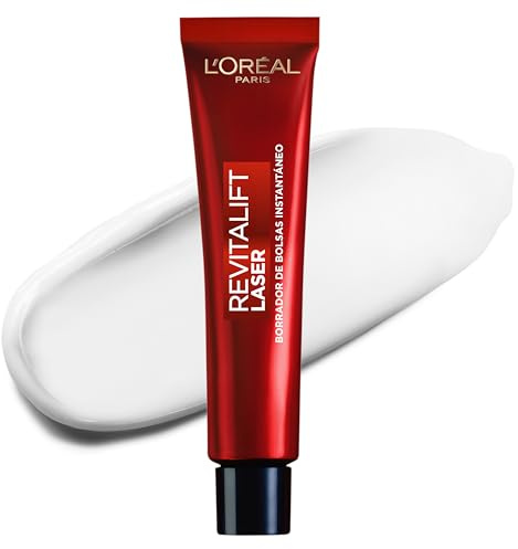 L'Oréal Paris Revitalift Laser Borrador de Bolsas Instantáneo. Deshincha y Alisa Bolsa de los Ojos en 15 minutos*. Corrector de Ojos. Mirada Firme y Rejuvenecida. Contorno de Ojos Hombre y Mujer.15ml